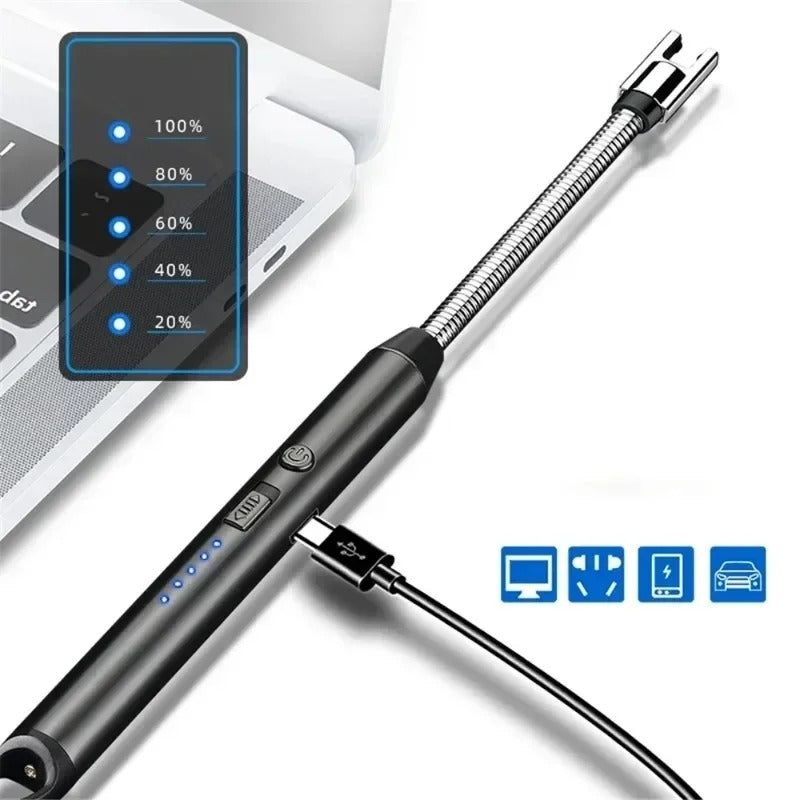 USB Rechargeable Electric Arc Lighter β Windproof & Flameless