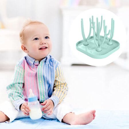 Baby Feeder Bottle Drying Rack, Large Capacity Dryer Holder For Babies Bottles Nipples Pump.