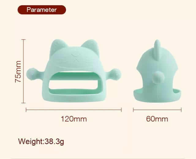 Baby Hand Teether Silicone Glove for Infant - BPA Free.