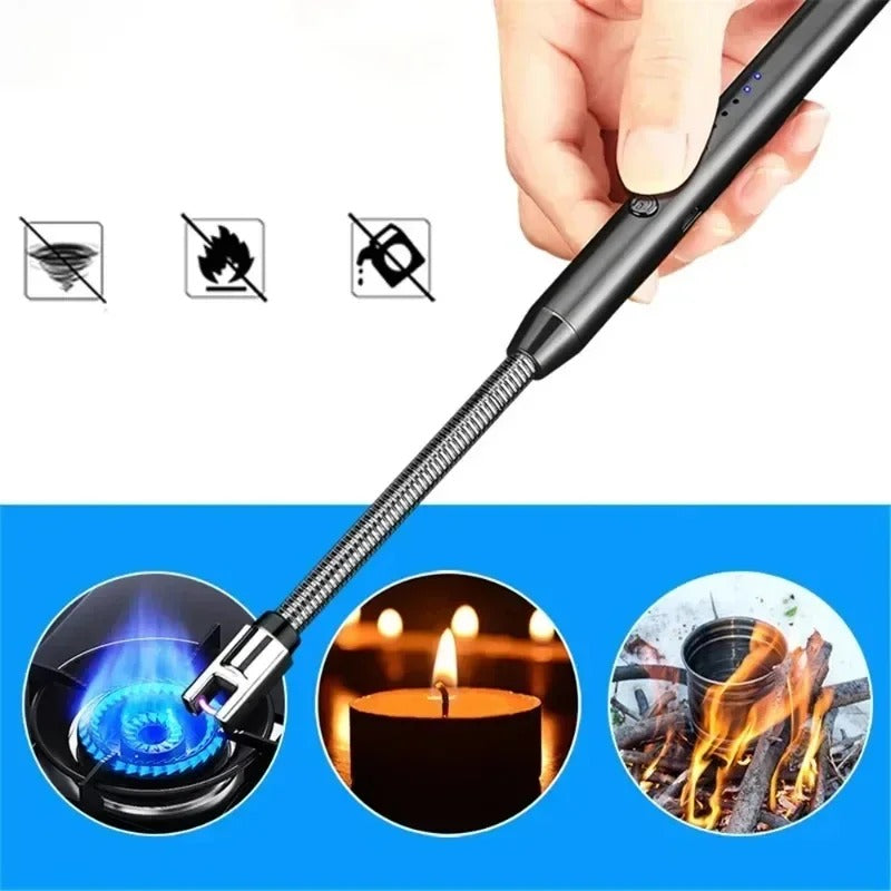 USB Rechargeable Electric Arc Lighter β Windproof & Flameless