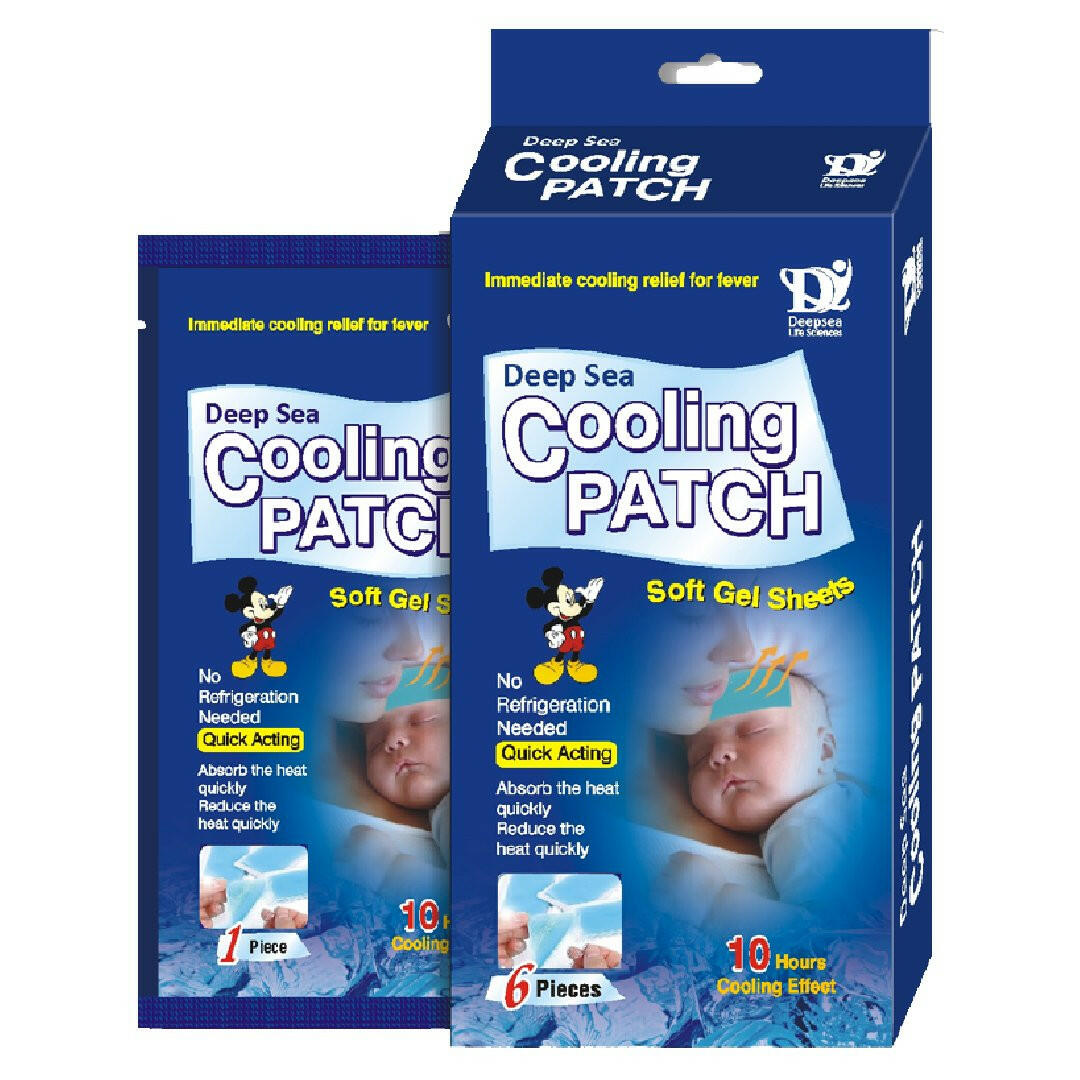 Deepsea Cooling Patch Fast fever relief 6 Patches long lasting.