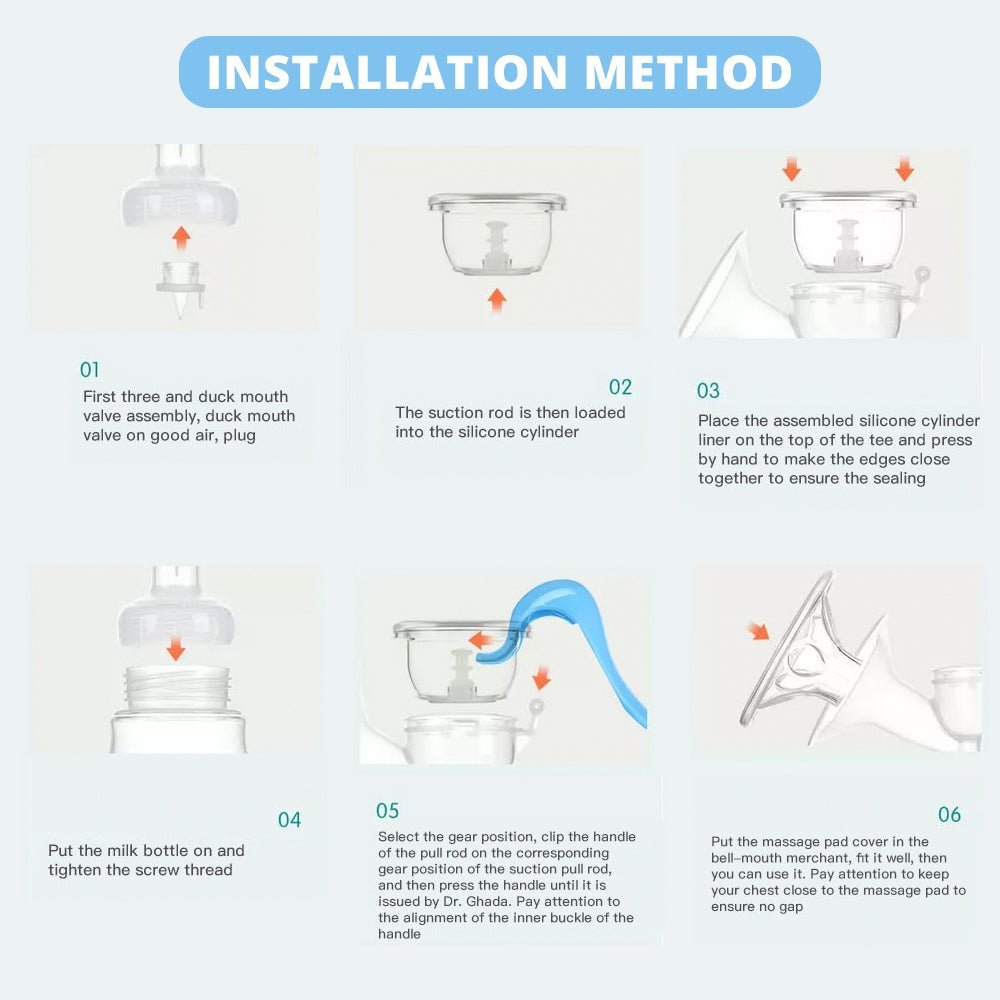 Modern Manual Breast Feeding Pump.