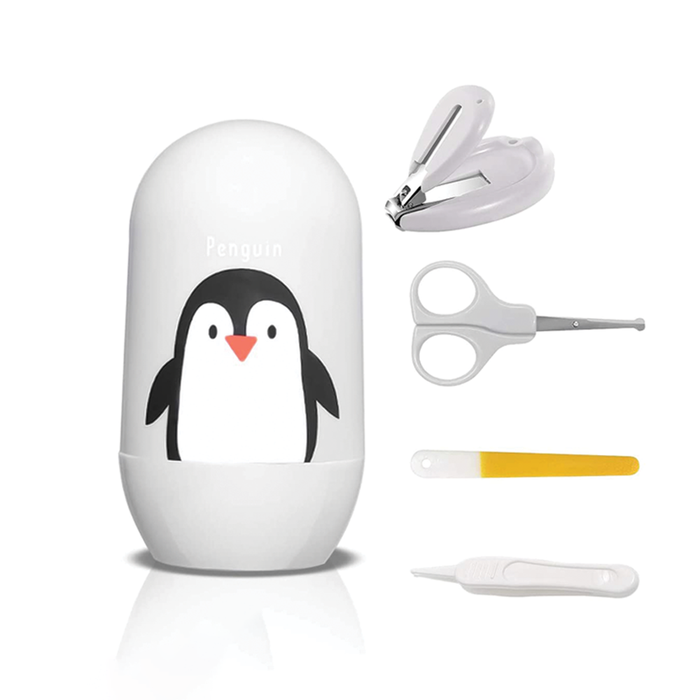 4PCS/Set Baby Nail Clipper Scissors Trimmer Kit Safety Care Nail Cutter Nail Scissors Nails For Newborn Baby Care Products.