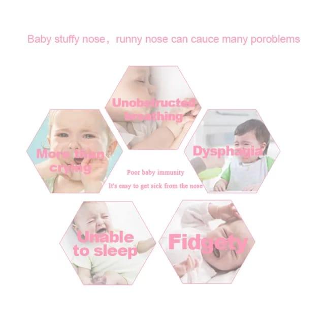 Nursing & Nose Nasal Suction Cleaner Vacuum Device, Baby Flu Protections..