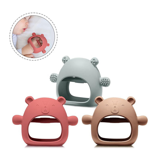 Baby Hand Teether Silicone Glove for Infant - BPA Free.