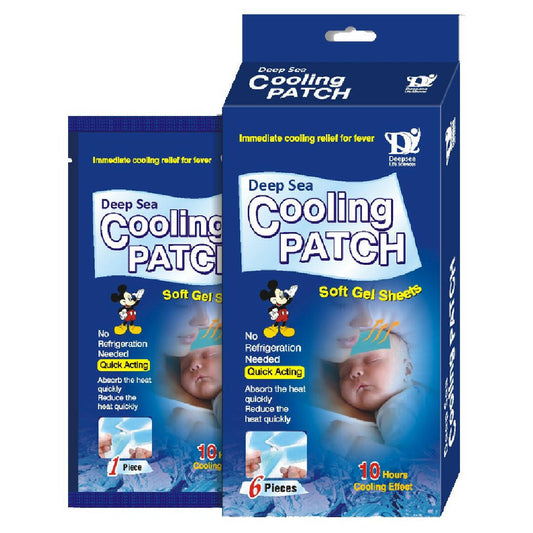 Deepsea Cooling Patch Fast fever relief 6 Patches long lasting.