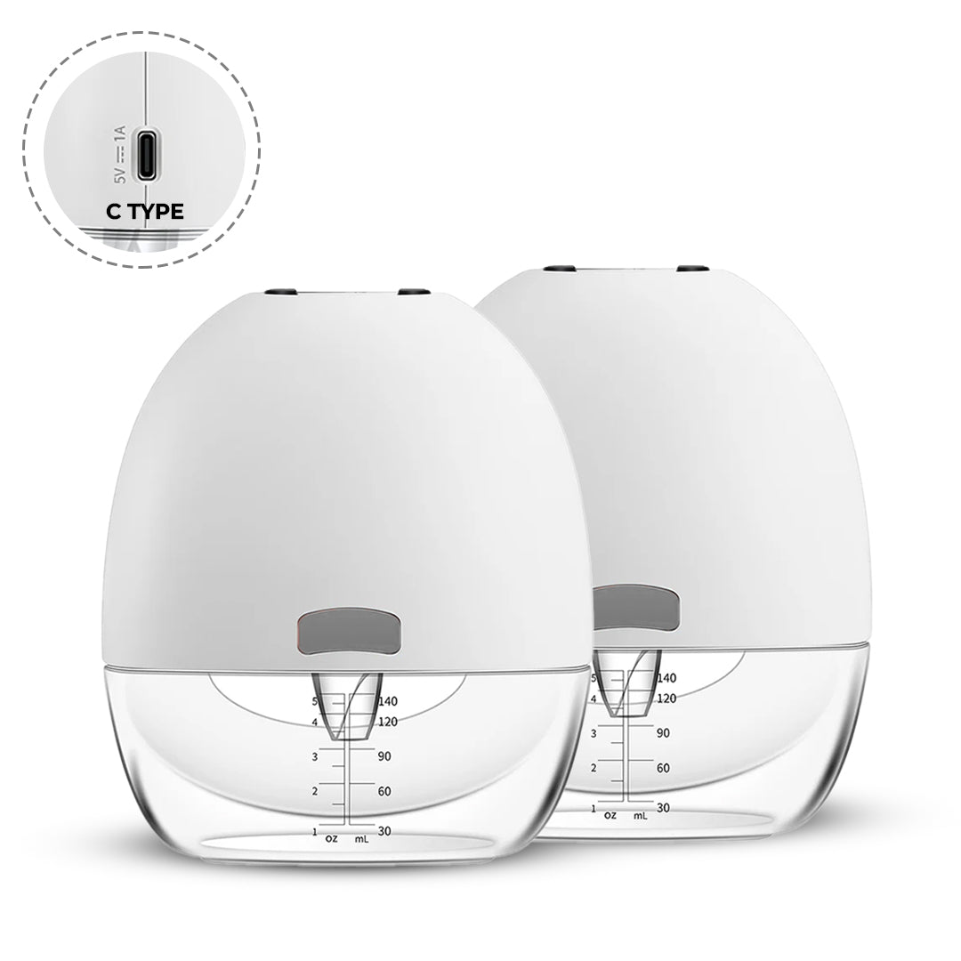 Improved Premium Wearable Electric Breast Pump 160° - 9 levels / 3 modes.