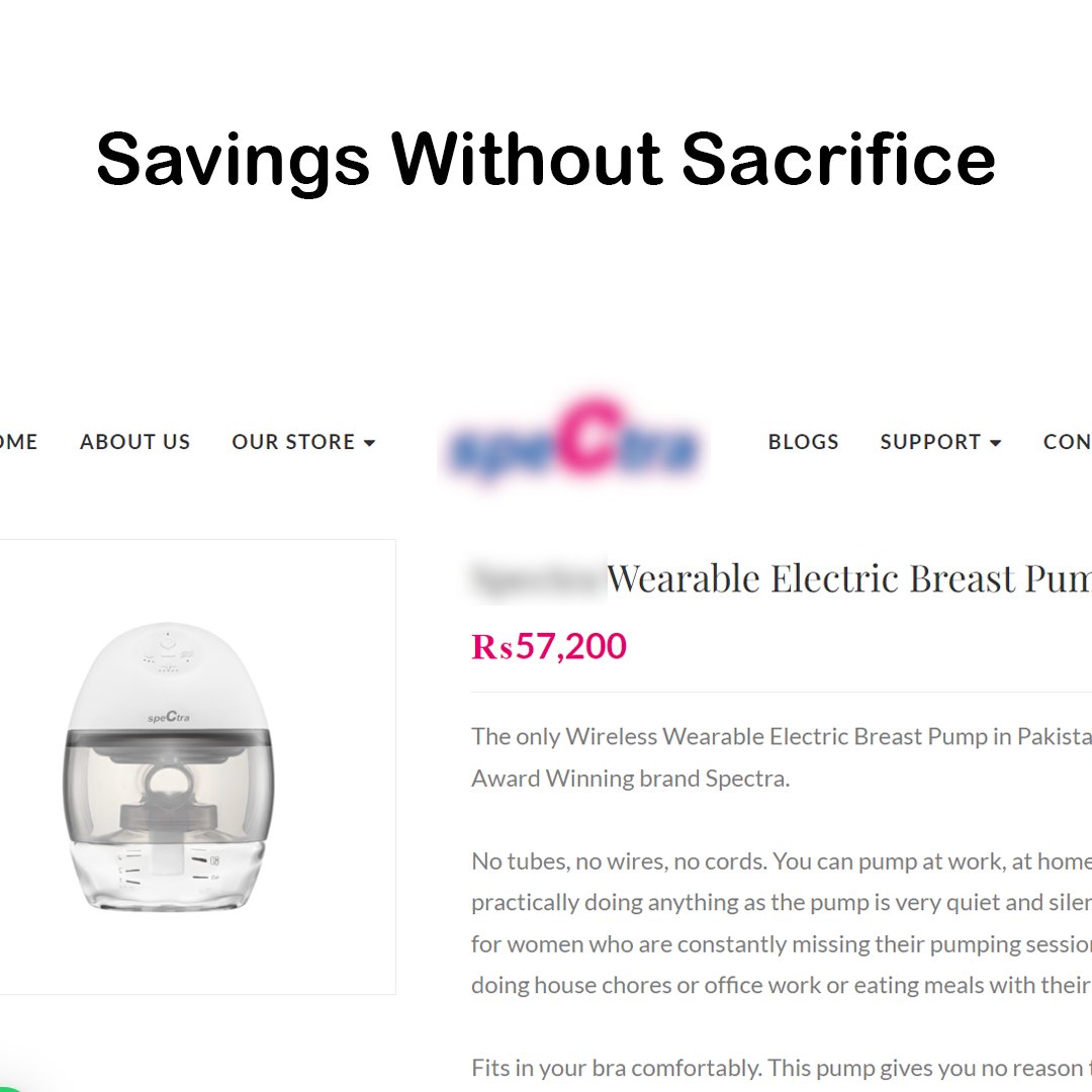 Improved Premium Wearable Electric Breast Pump 160° - 9 levels / 3 modes.