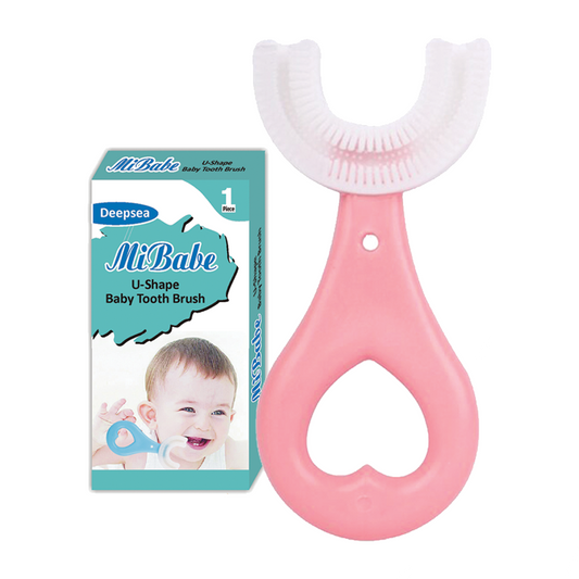 Mi Babe High Quality U Shape Toothbrush For Kids, Toddlers