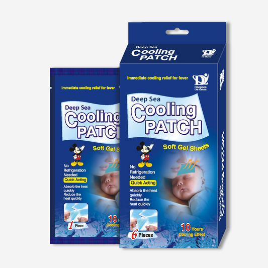 Deepsea 6-Pack Cooling Fever Patches: Soothe Your Fever and Improve Comfort